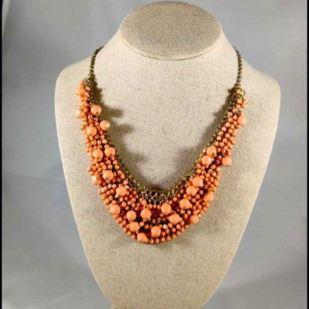 Cara New York Peach Beaded Necklace